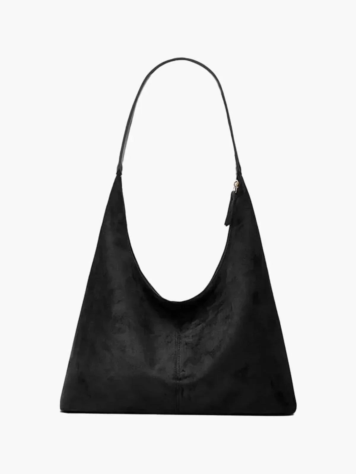 Retro Suede Stor Kapacitet Axelväska för Damer och Stilsäkra Accessoarer i Retro och Mångsidig Design